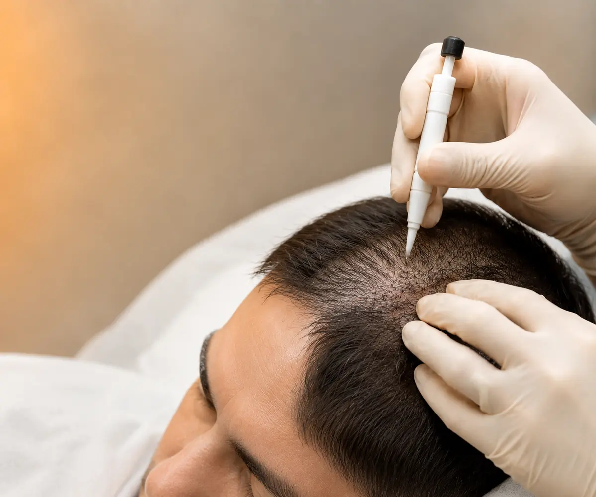 Trasplante Capilar DHI en Turquía 1 Trasplante Capilar DHI en Turquía con implantación directa mediante pluma Choi